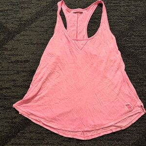 Abercrombie & Fitch Women’s Hot Pink Racerback Basics ‎ Tank Top Size S NWOT Y2k
